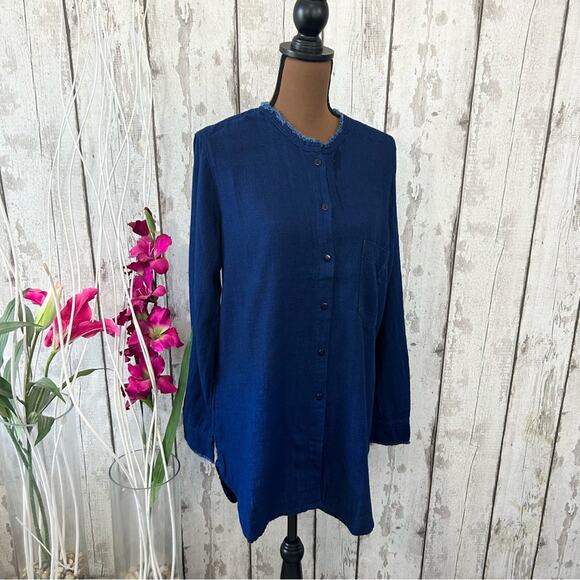 Free People x Sandrine Rose - NWT Mandarin Shirt - Picture 2 of 12